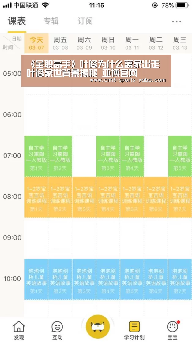 《全职高手》叶修为什么离家出走 叶修家世背景揭秘_亚博官网(图1) 亚博官网